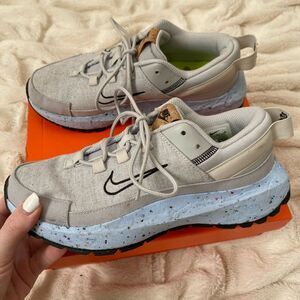 Nike Crater Remixa WITH BOX | Gray fog chambray blue sneakers